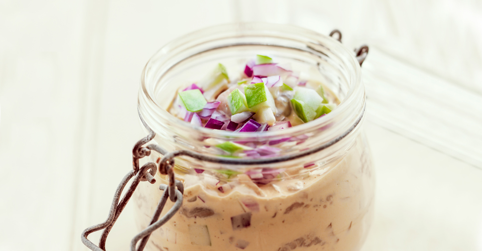 Hummer- och äppelsill