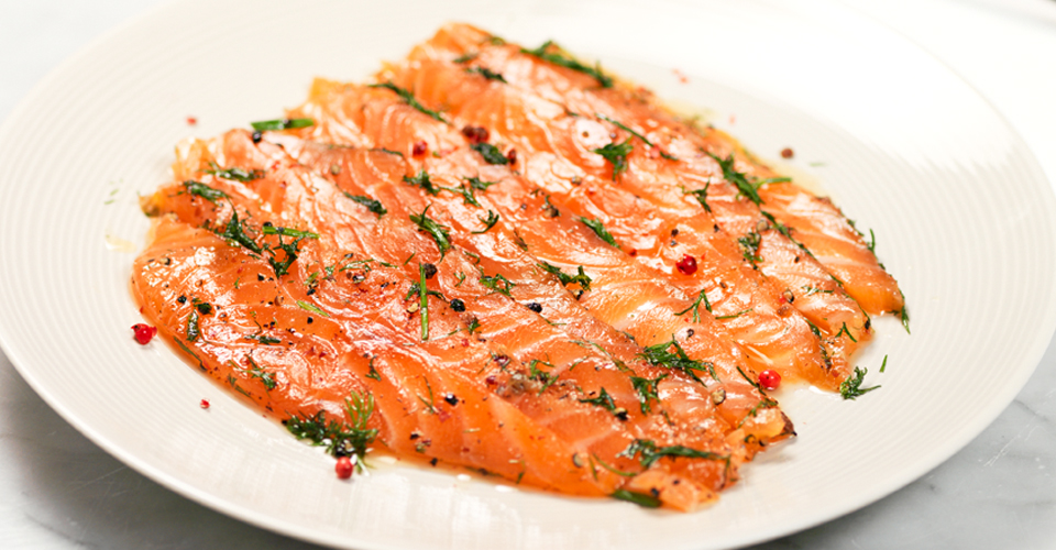 Hummer & peppargravad lax