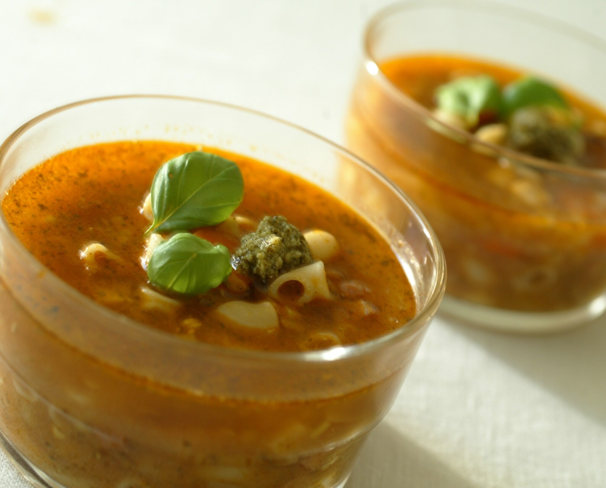 Minestronesoppa med pesto