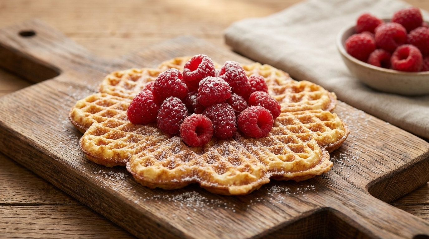Gluten- och mjölkfria kokosvåfflor