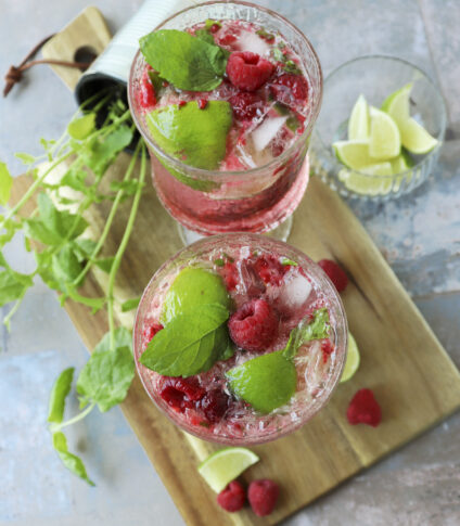 Hallonmojito