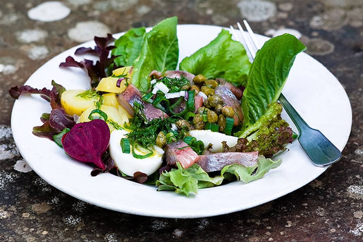 Matjessillsallad