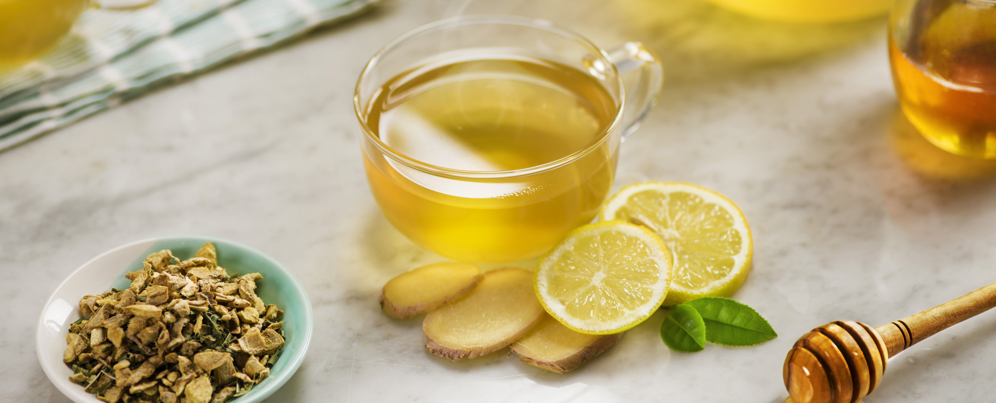 Citron & ingefära te