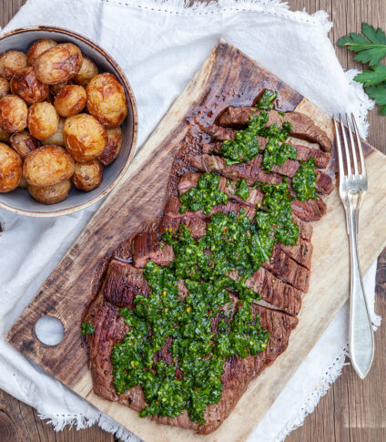 grillad flankstek