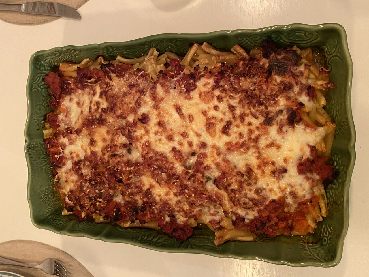 Salsicca lasagne