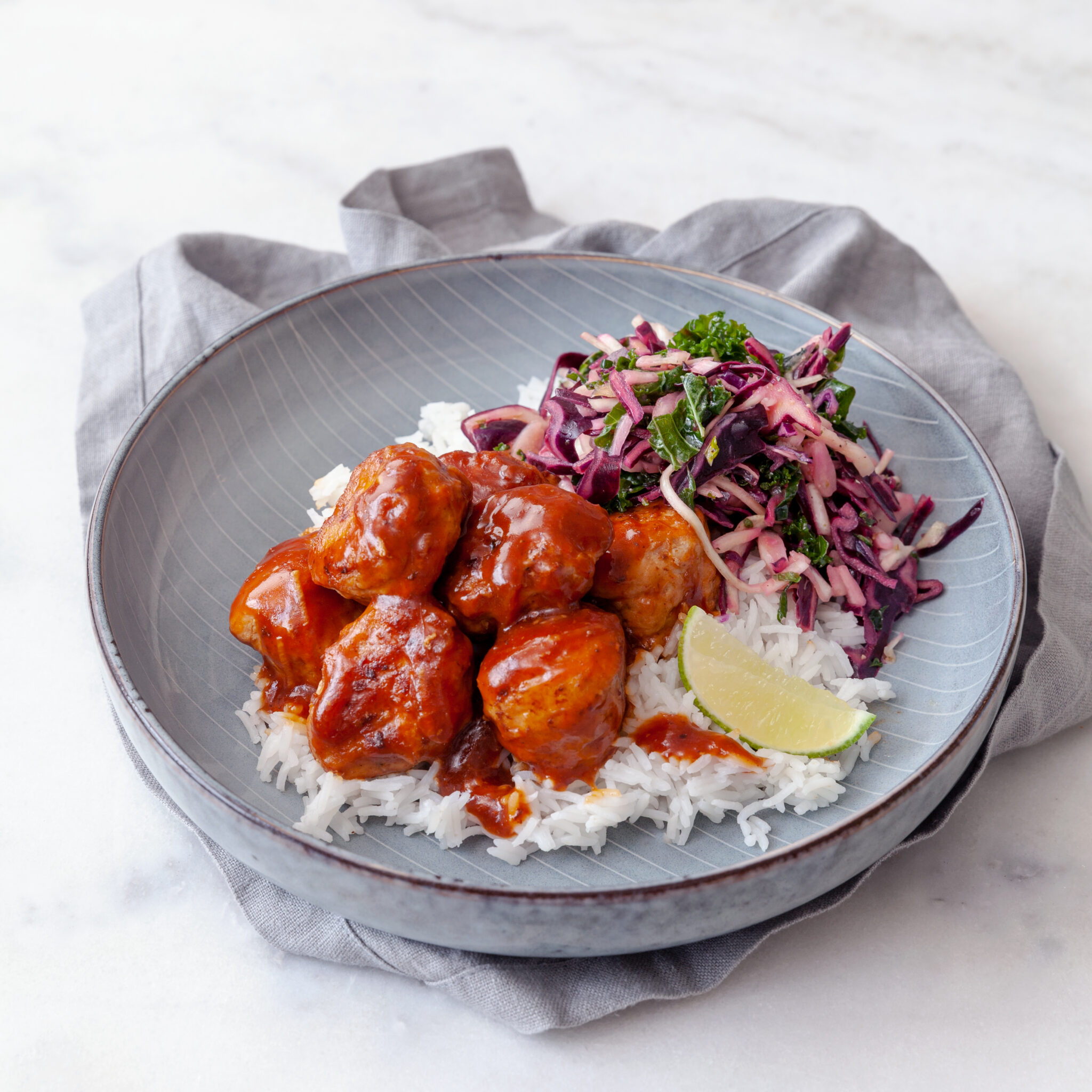 Koreanska kycklingköttbullar