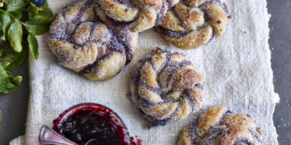 veganska blåbärsbullar