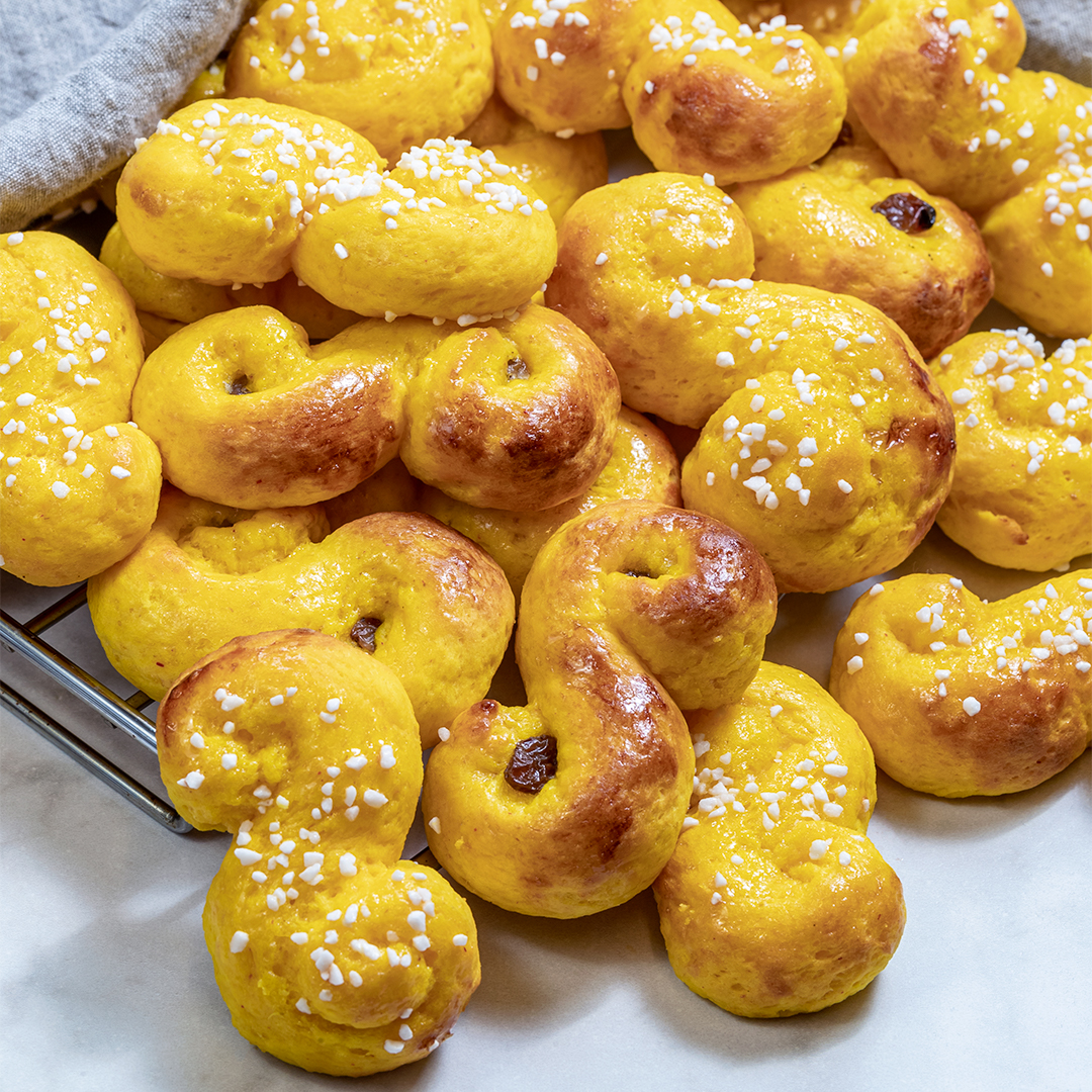 Glutenfria lussebullar