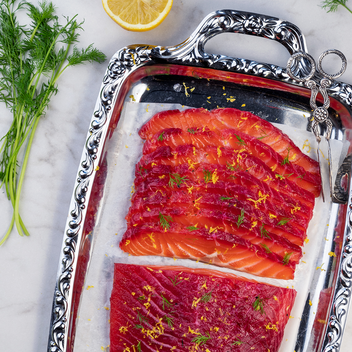 Rödbetsgravad lax