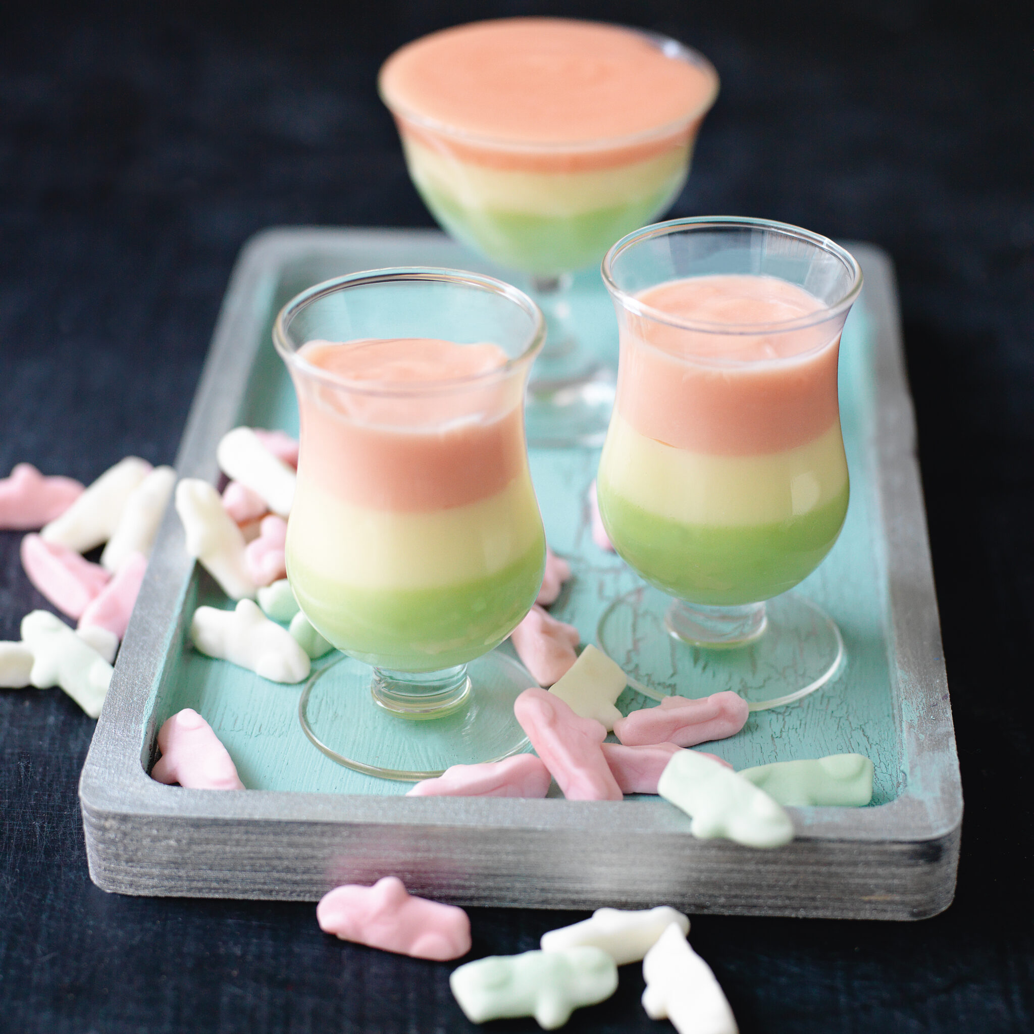 Randig godispannacotta