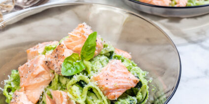 lax med zucchinipasta