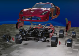KDAB demo of Dodge Viper using PBR