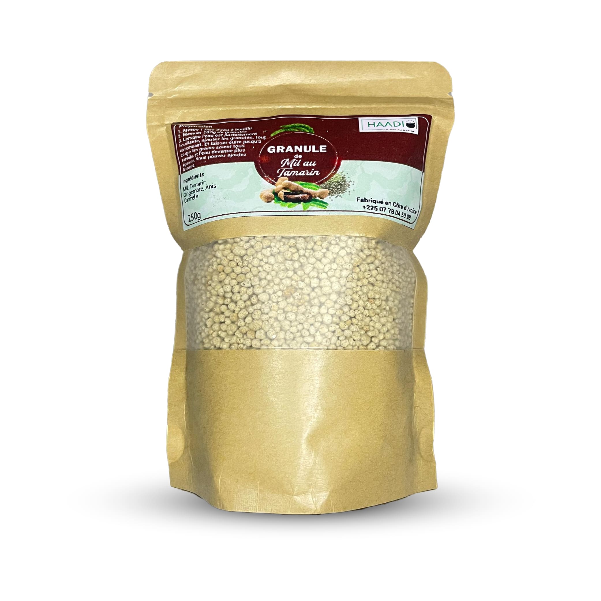 Granulés de mil au tamarin 250g