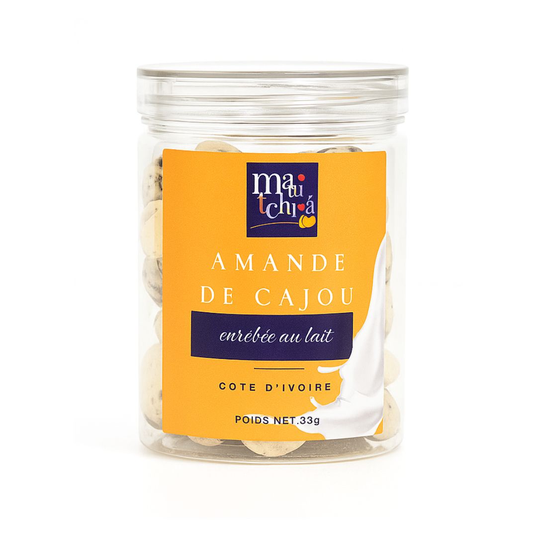 Amande de cajou enrobée de lait 120g