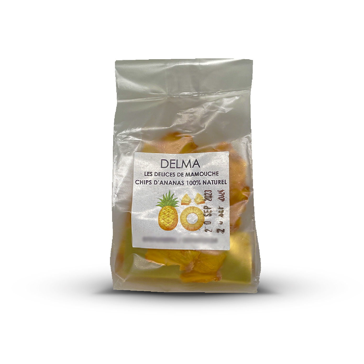 ANANAS SECHE EN CHIPS CROUSTILLANT & 100% NATUREL - Format 40gr