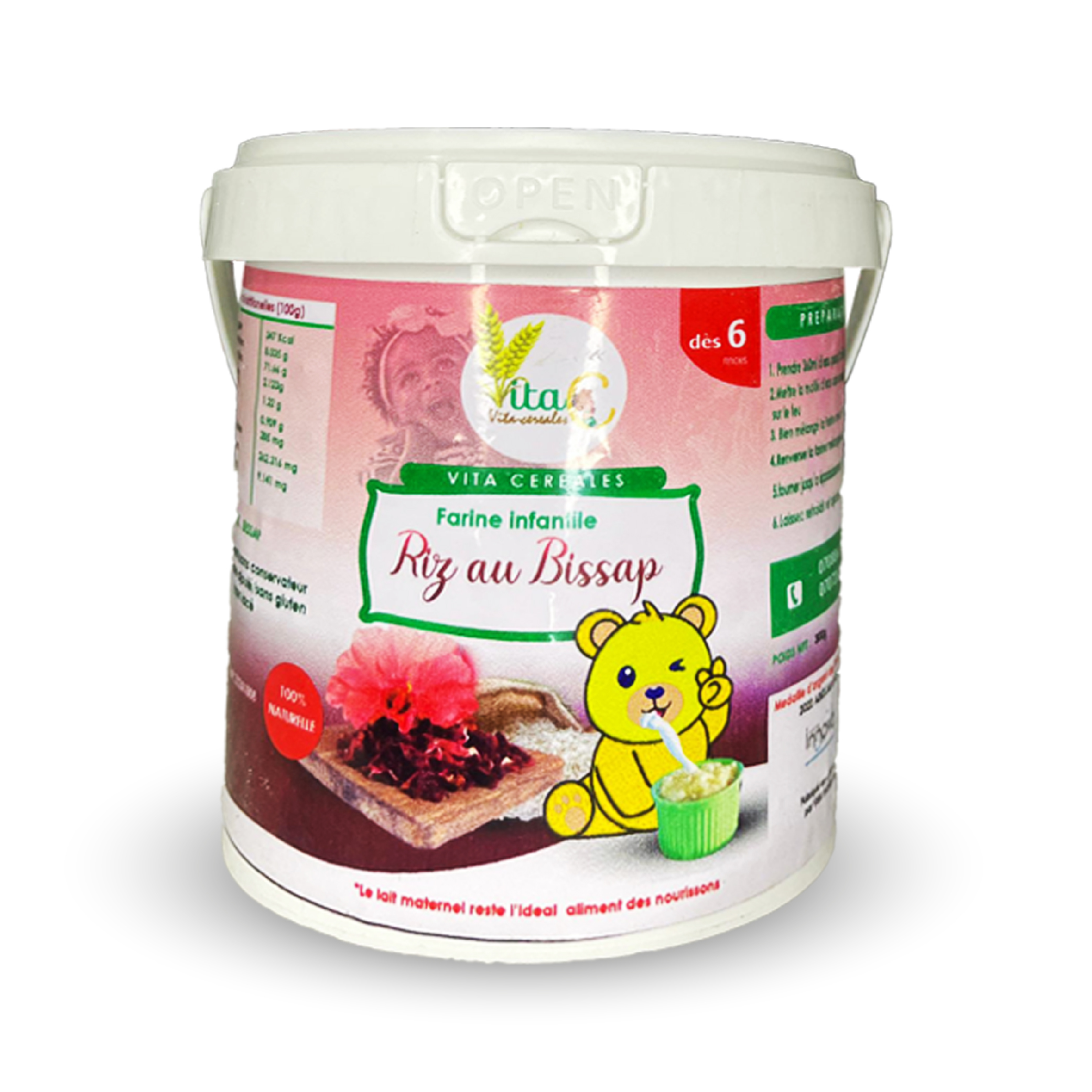 Farine Infantile Riz au Bissap