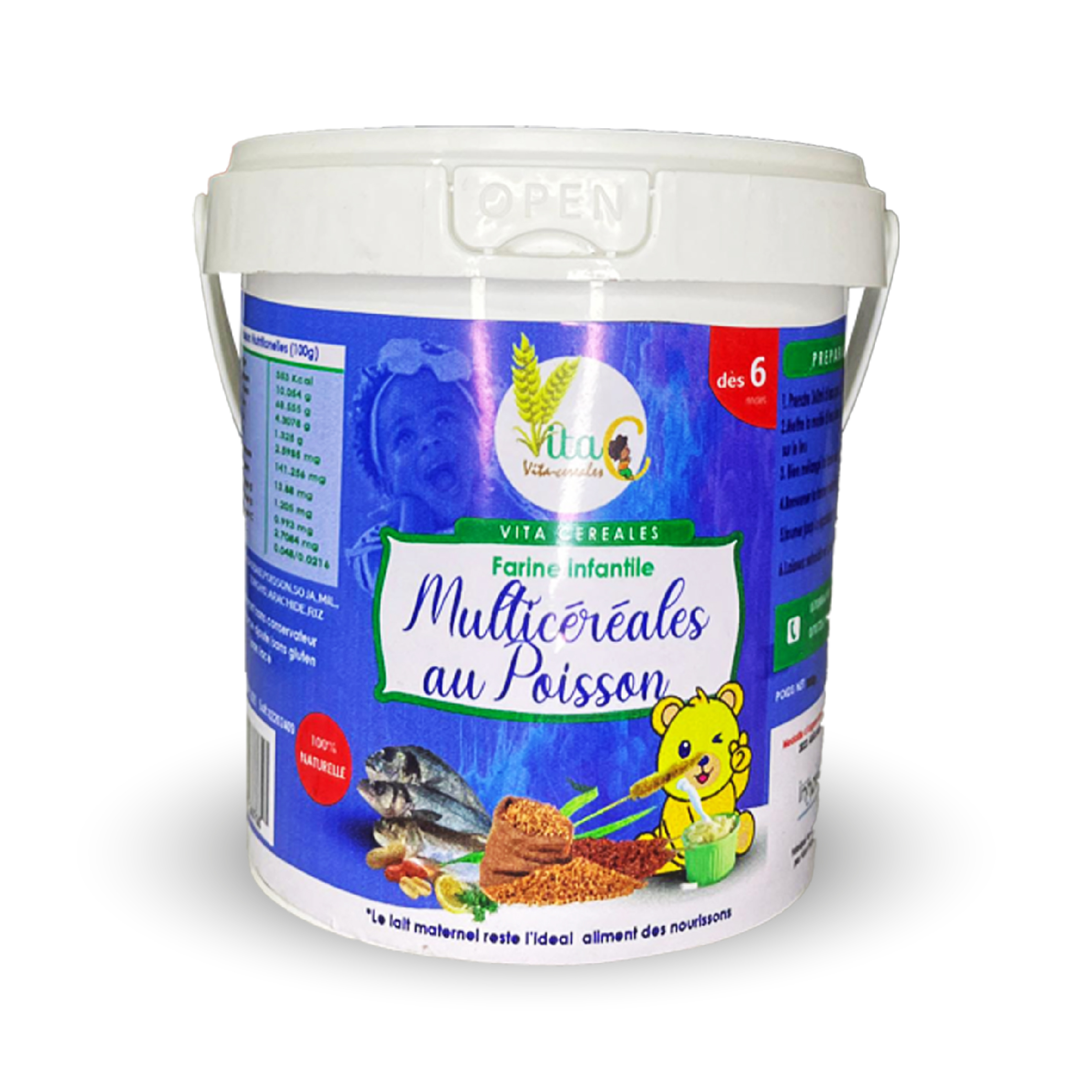 Multicereales au poisson