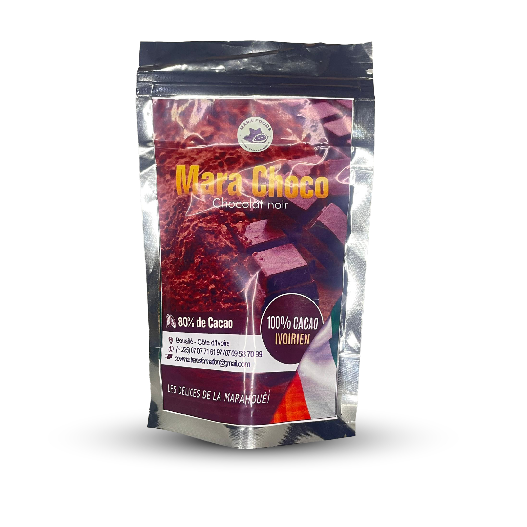 Chocolat noir 80% Marafoods 95g