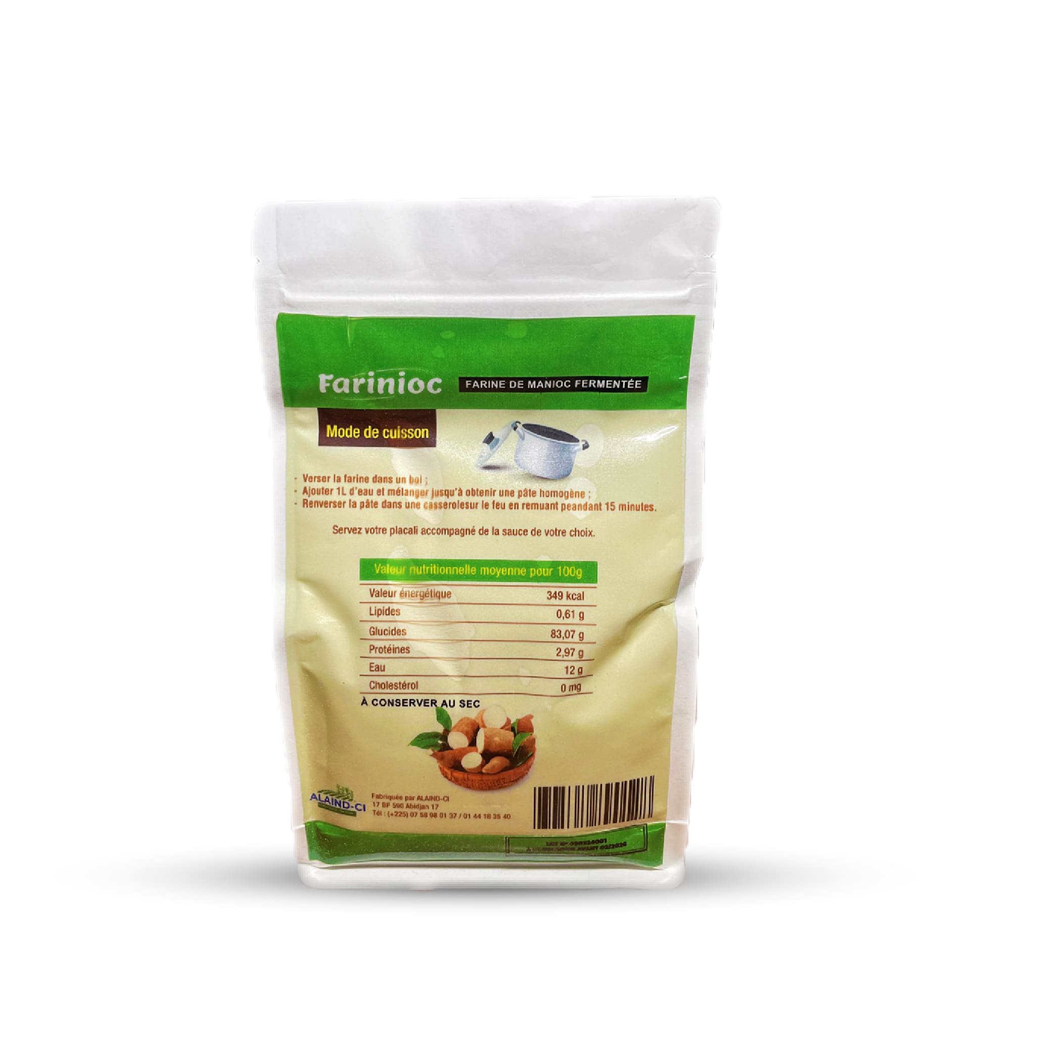 Poudre de manioc 500g (PLACALI)