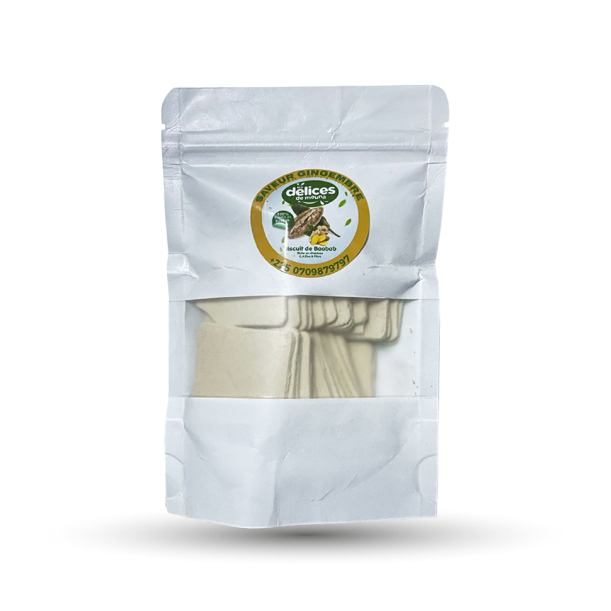 Biscuit au Baobab saveur gingembre
