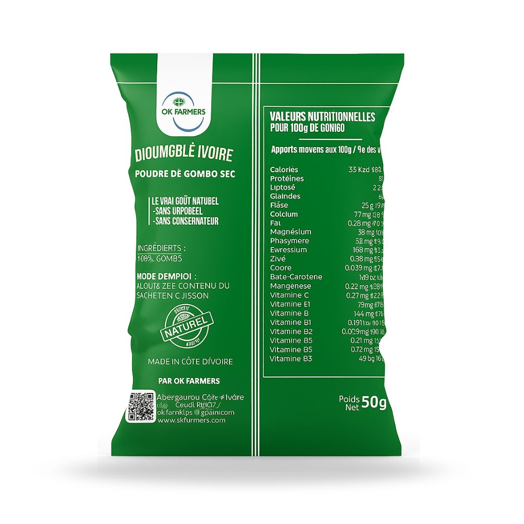 Djoumgblé × 5 (sachets) de 50g