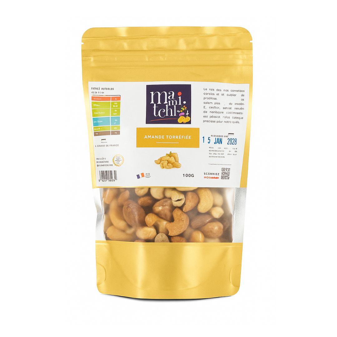 Amande de cajou torréfiée 100g