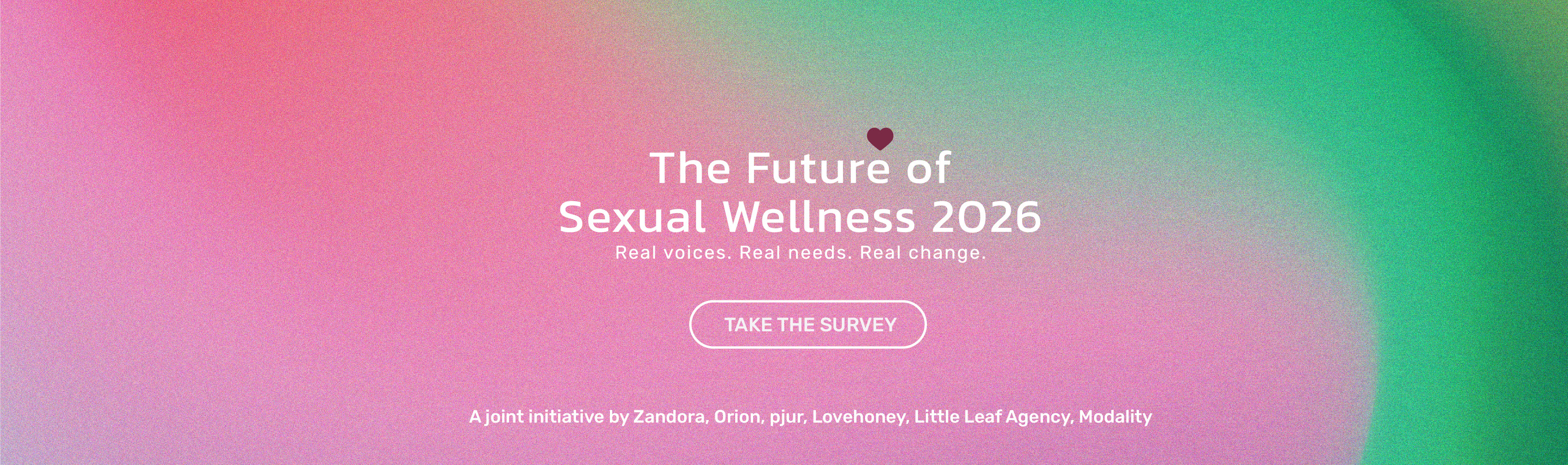 Sexual Wellness Survey 2026 banner image